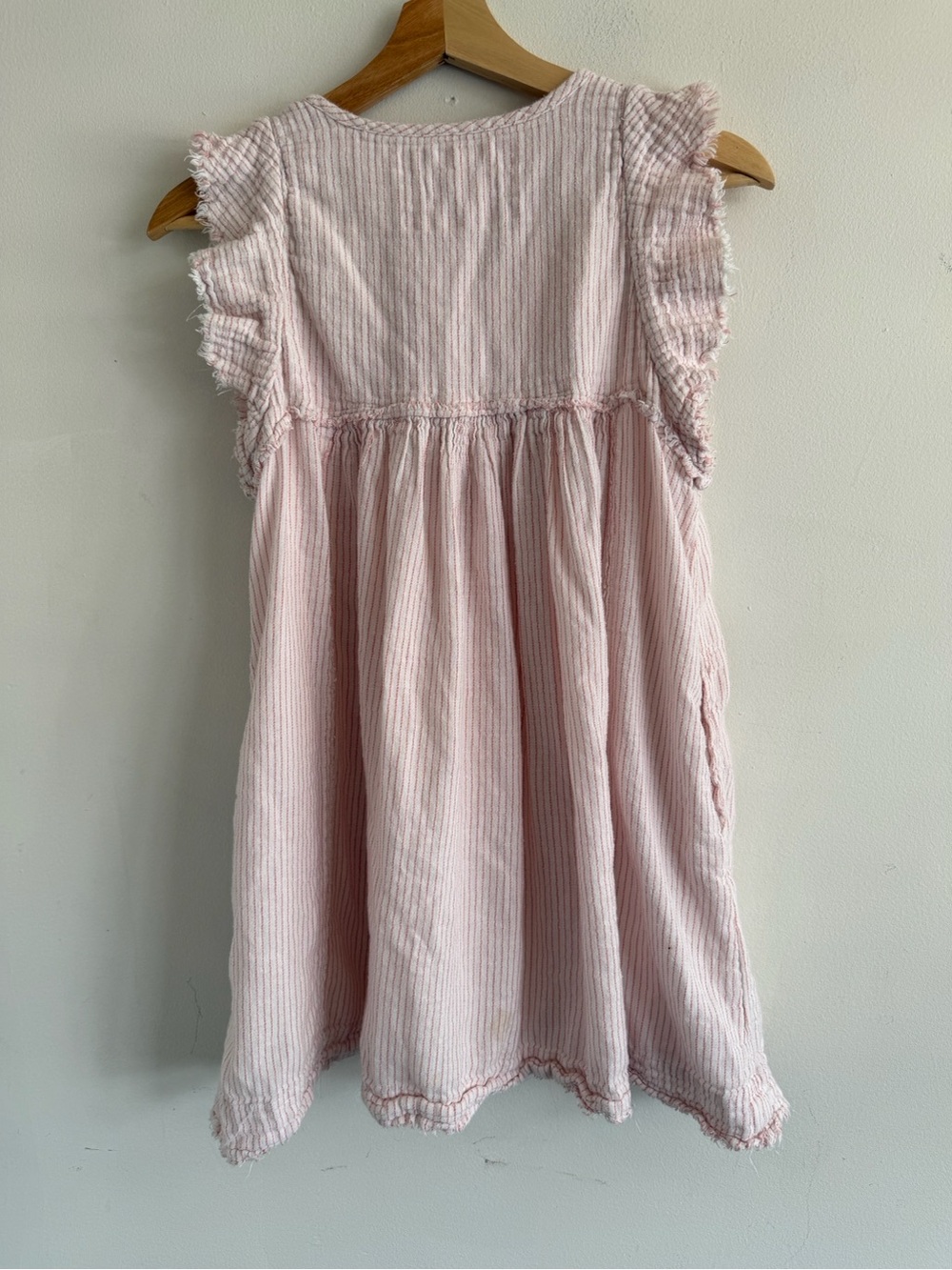 We The Free Soft Pink Striped Sleeveless Pajama Dress - Picture 2 of 6